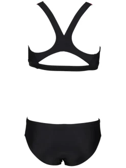 Bikini in Schwarz/ Beere
