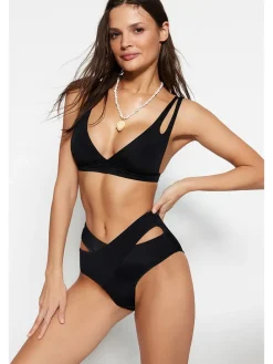 Bikini-Hose in Schwarz