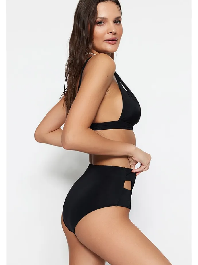 Bikini-Hose in Schwarz