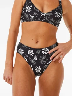 Bikini-Hose in Schwarz/ Weiß