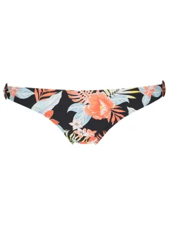 Bikini-Hose "Marika" in Schwarz/ Orange