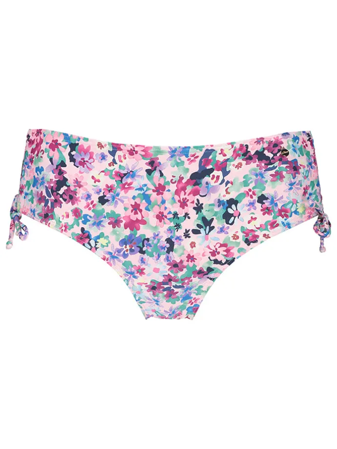 Bikini-Hose "Scatter" in Rosa/ Blau