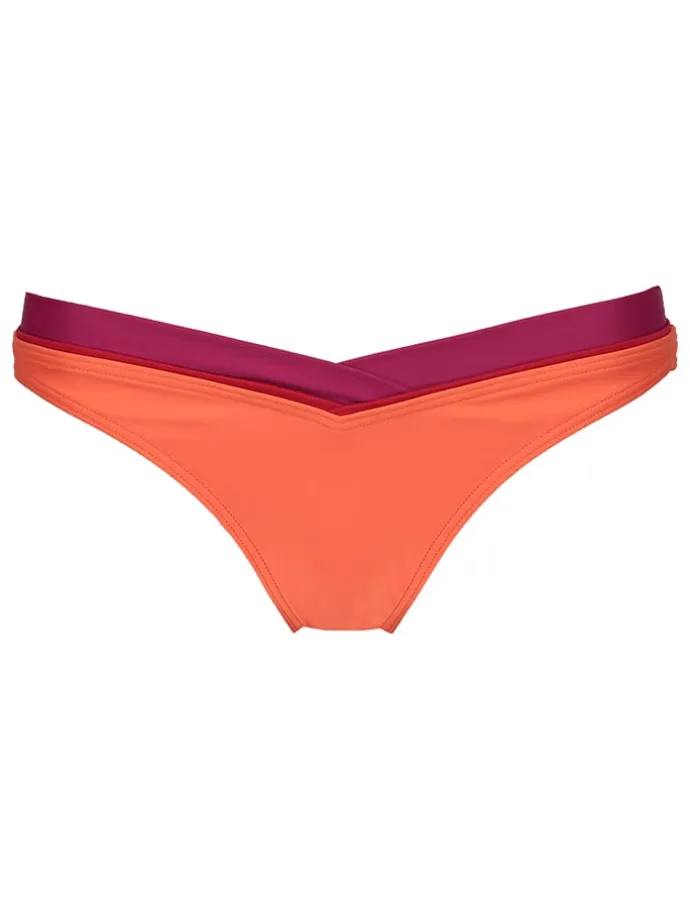 Bikini-Hose "Yella" in Orange/ Pink