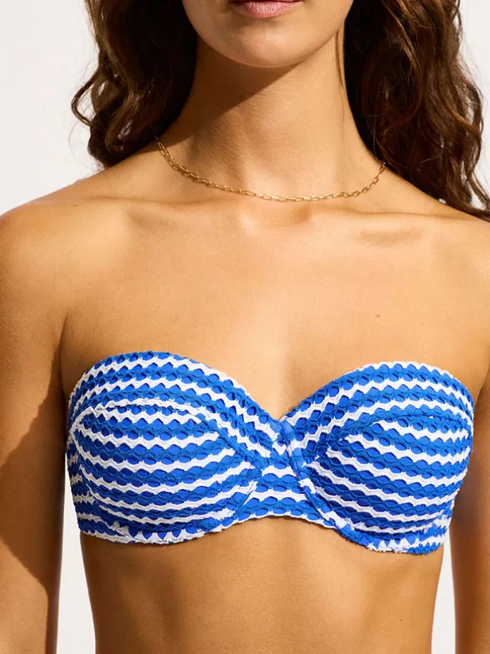 Bikini-Oberteil in Blau
