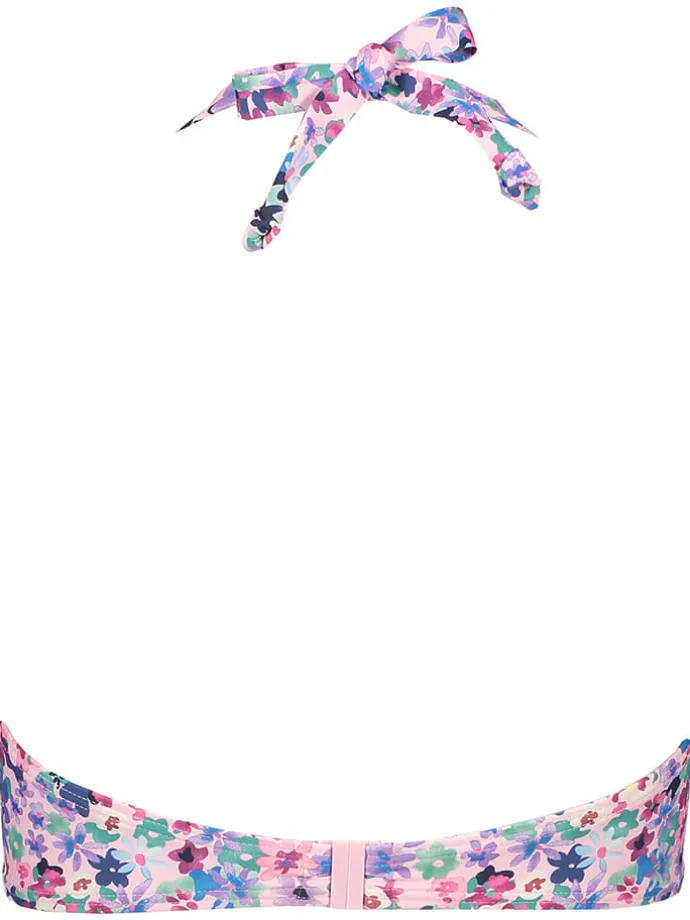 Bikini-Oberteil "Scatter" in Rosa/ Blau
