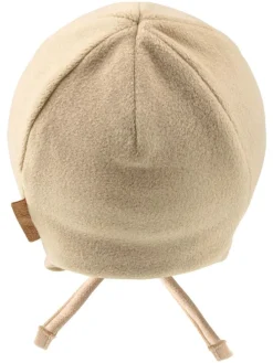 Bindemütze in Beige