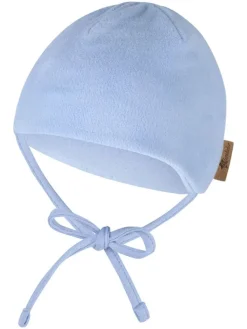 Bindemütze in Hellblau