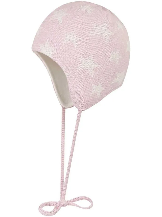 Bindemütze in Rosa