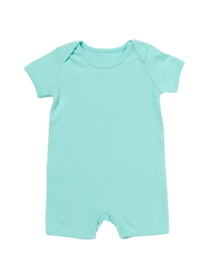 Bio Baby-Strampler kurzarm 2er-Pack in Weiß