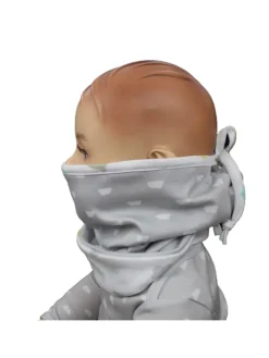 Bio Loop 3 in 1: Maske, Mütze, Schal in Grau