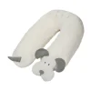 Bio Stillkissen Hund, Inlett Dinkelspelz, GOTS, Made in Germany, ca. 180cm