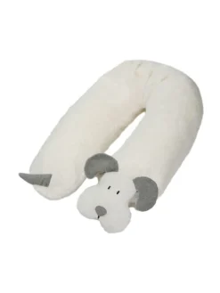 Bio Stillkissen Hund, Inlett Dinkelspelz, GOTS, Made in Germany, ca. 180cm