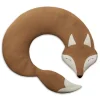 Bio-Körnerkissen "Fuchs Noah" in Hellbraun - (L)50 x (B)4 x (H)10 cm