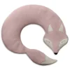 Bio-Körnerkissen "Fuchs Noah" in Rosa - (L)50 x (B)4 x (H)10 cm