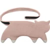 Bio-Körnerkissen "Katze Coco" in Rosa - (L)40 x (B)4 x (H)14 cm