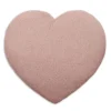 Bio-Körnerkissen "Wärmeherz" in Rosa - (L)18 x (B)4 x (H)20 cm