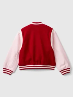 Blouson in Rot/ Rosa