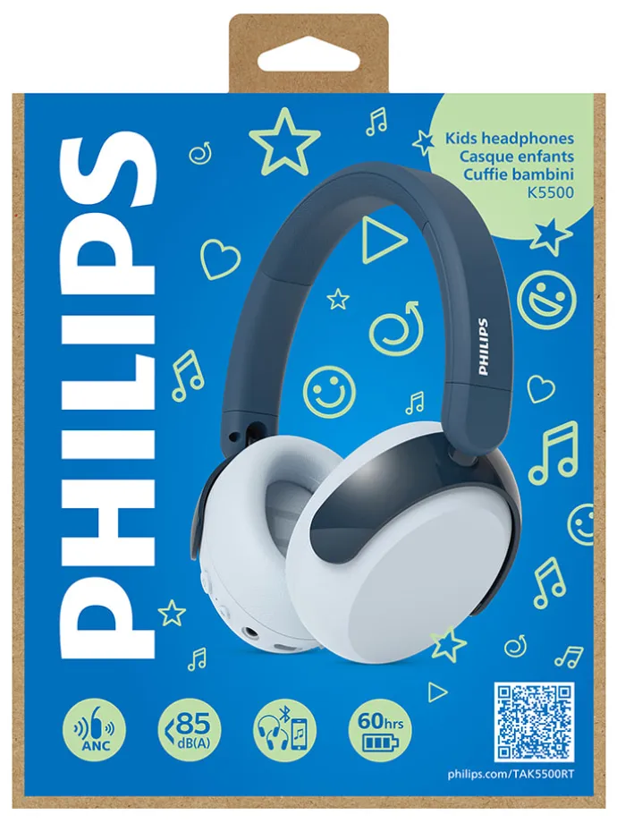 Bluetooth-On-Ear-Kopfhörer "TAK5500RT" in Hellblau/ Blau