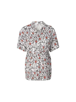 Bluse All Over Print in Three Color Flower