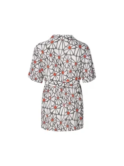 Bluse All Over Print in Three Color Flower