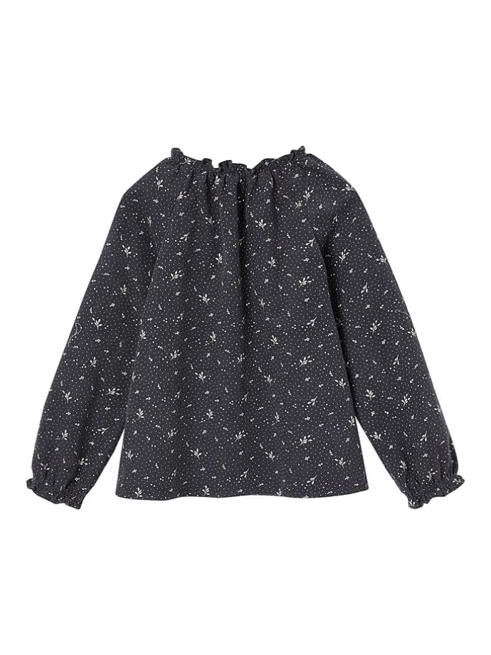 Bluse in Anthrazit