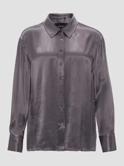 Bluse in Anthrazit