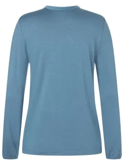 Bluse in Blau