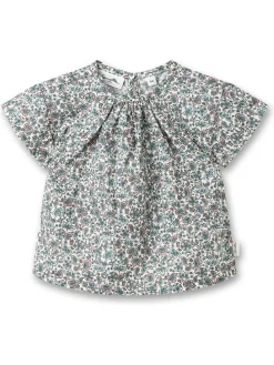 Bluse in Blau