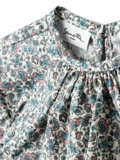 Bluse in Blau