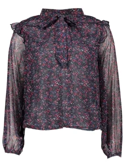 Bluse in Bordeaux