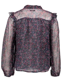 Bluse in Bordeaux