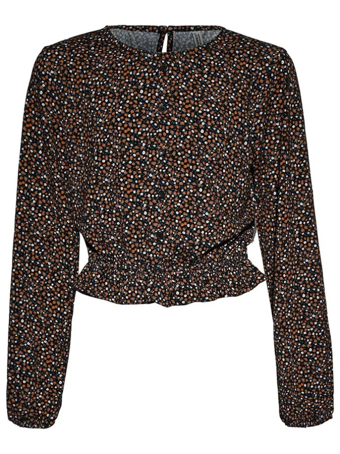 Bluse in Braun