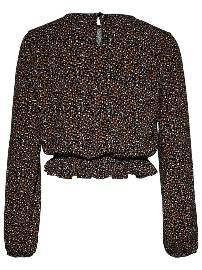 Bluse in Braun