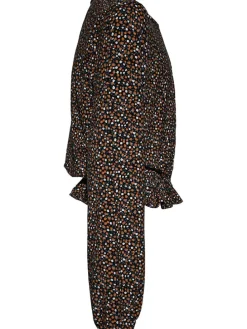 Bluse in Braun