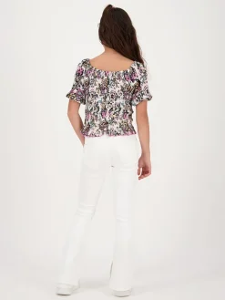 Bluse in Bunt