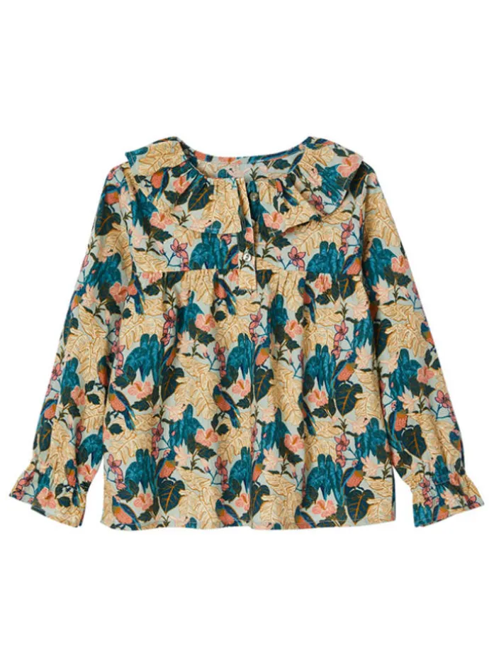Bluse in Bunt