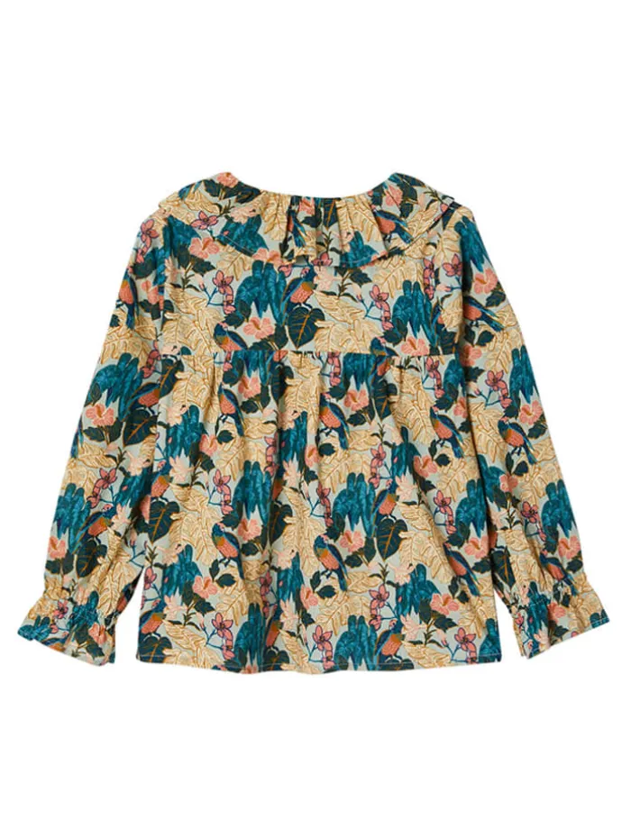 Bluse in Bunt
