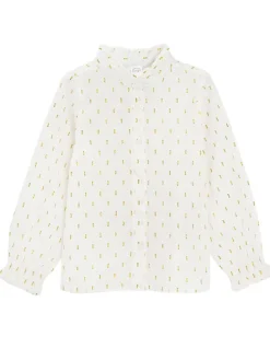 Bluse in Creme
