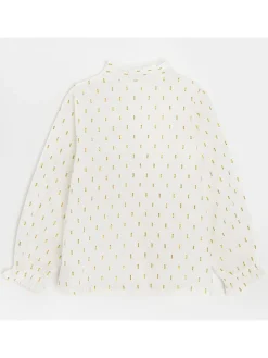 Bluse in Creme