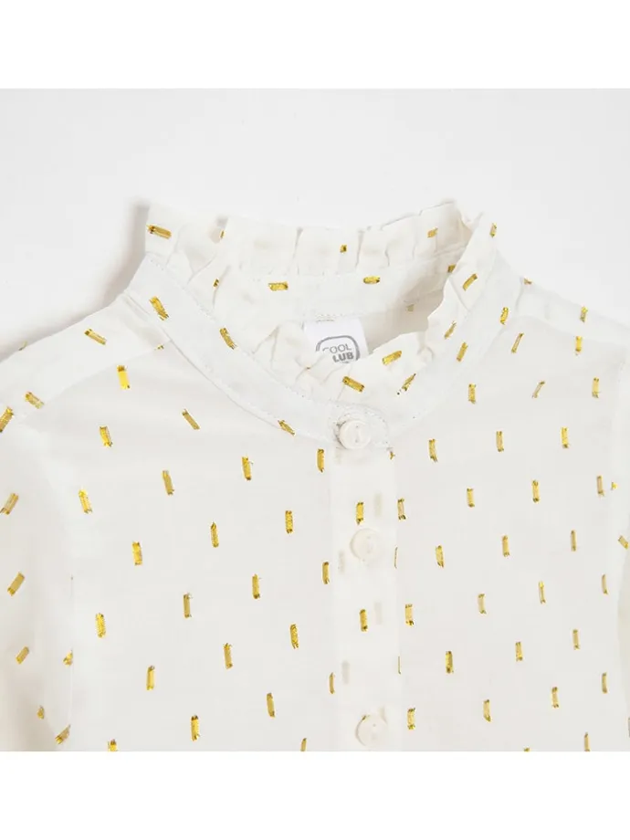 Bluse in Creme