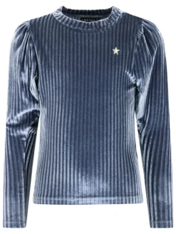 Bluse in Dunkelblau