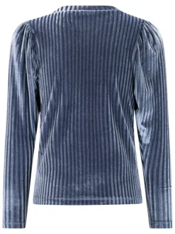 Bluse in Dunkelblau