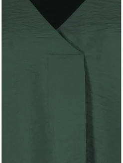 Bluse in Dunkelgrün