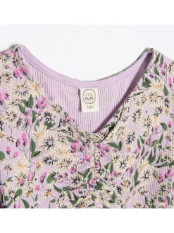 Bluse in Flieder