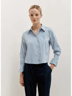 Bluse in Hellblau