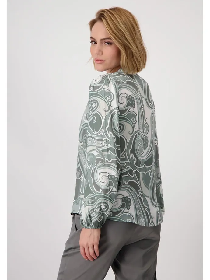 Bluse in Khaki