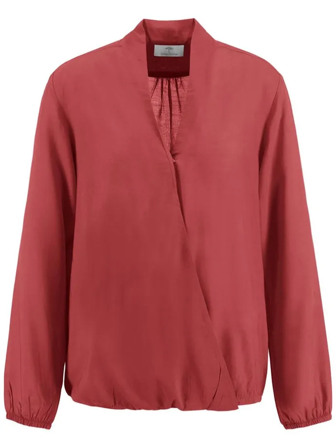 Bluse in Koralle