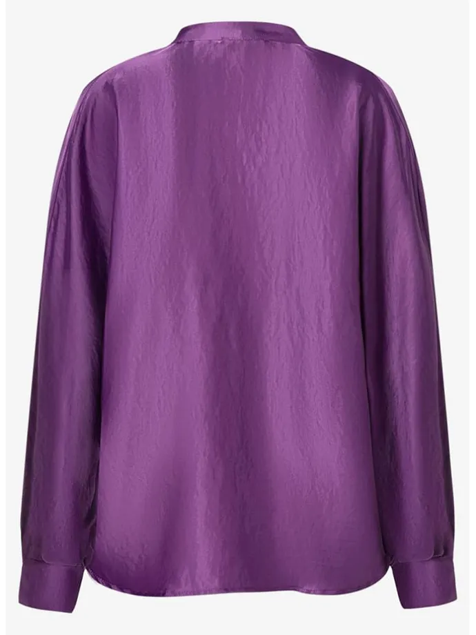 Bluse in Lila