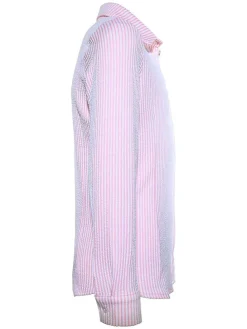 Bluse in Rosa/ Weiß