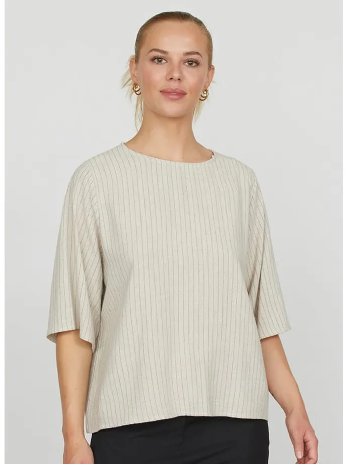 Bluse in Sand